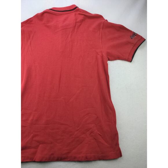 Mens Nike Golf Coca-Cola C2 Short Sleeve Polo Shirt Size XL Red - Picture 7 of 12